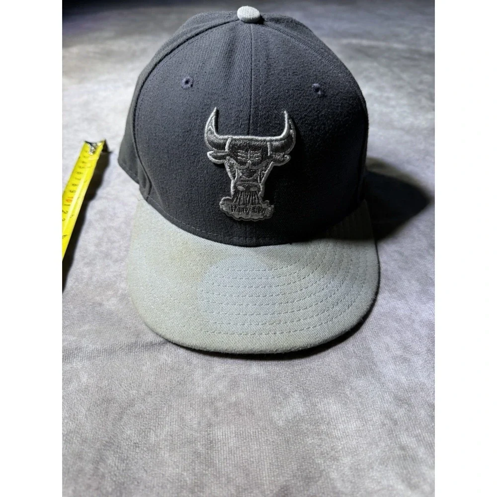 New Era 59FIFTY Fitted Cap Chicago Bulls NBA Black/Gray Size 7 3/8